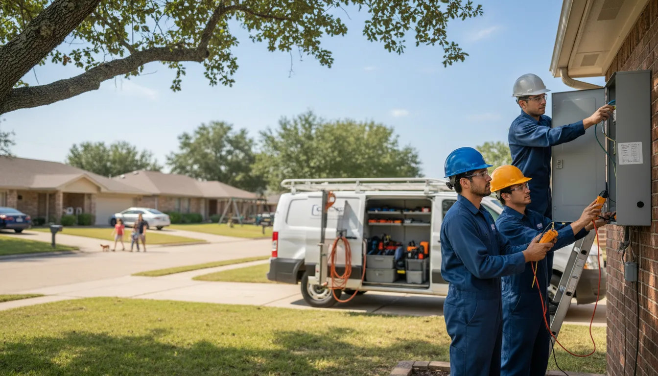 Certified electrician providing emergency electrical services in Marietta, MS